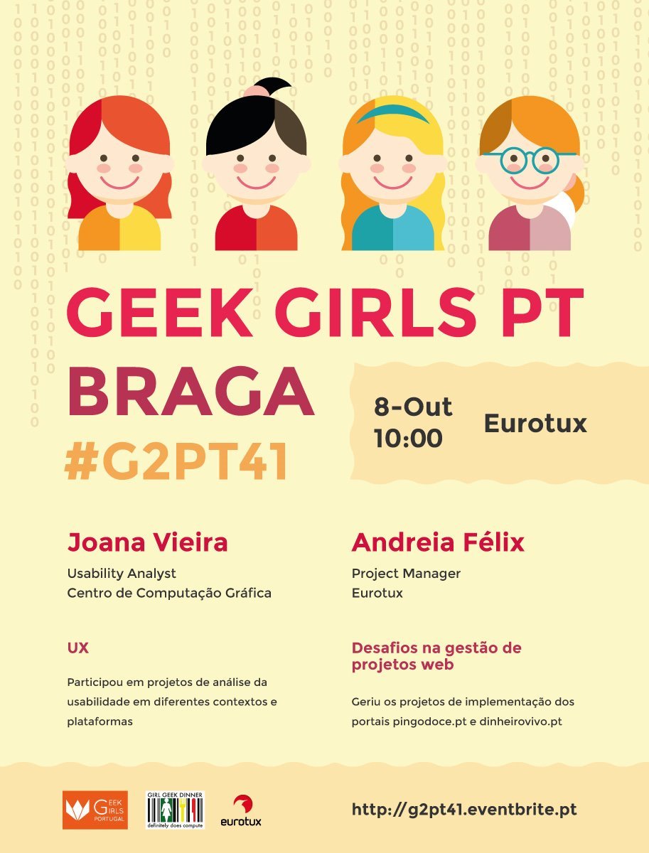 cartaz do evento g2pt41
